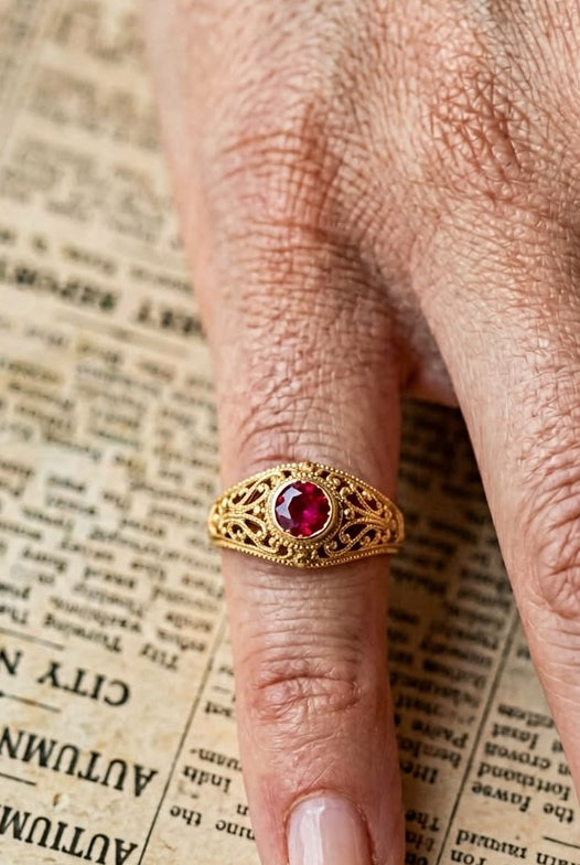 Anillo sello real