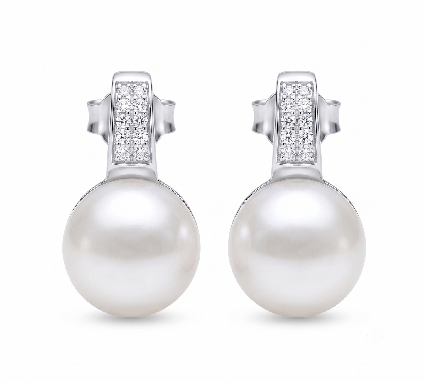 Aros perla y circones