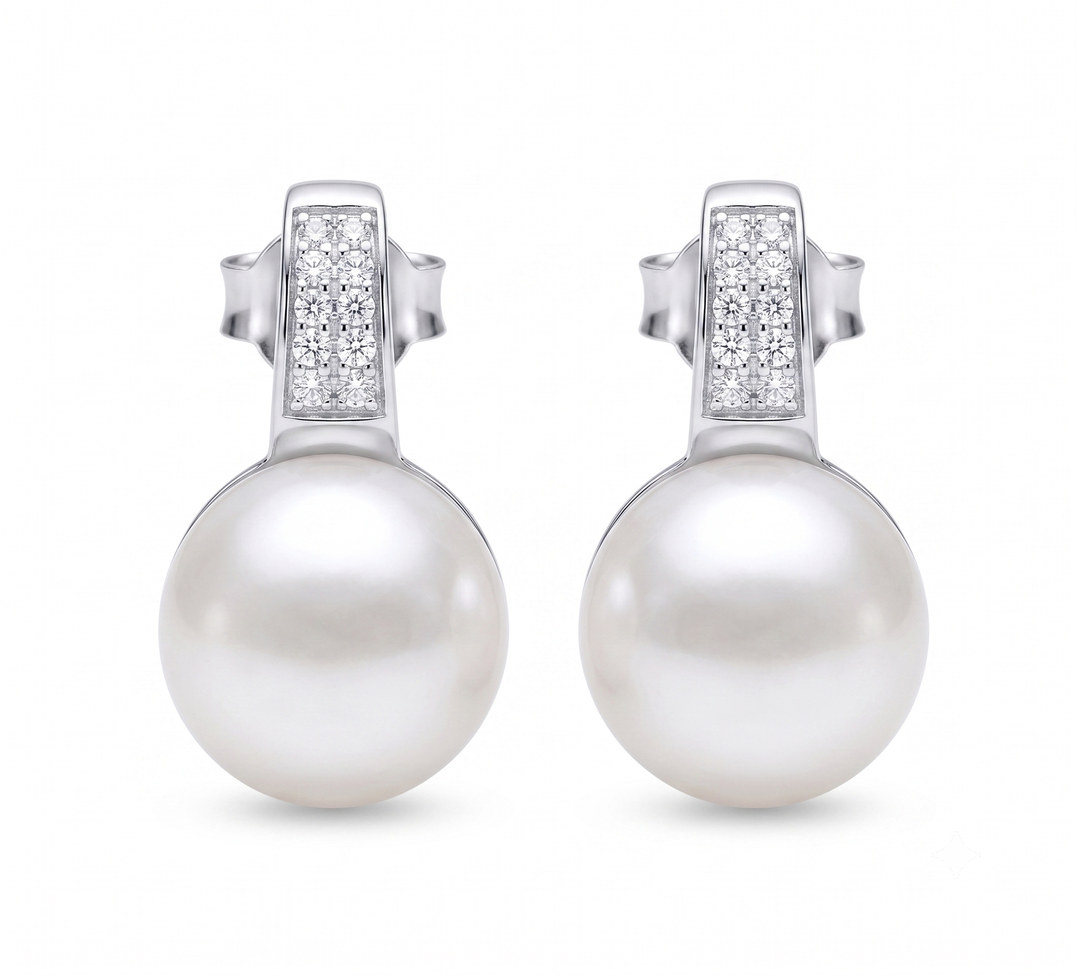 Aros perla y circones