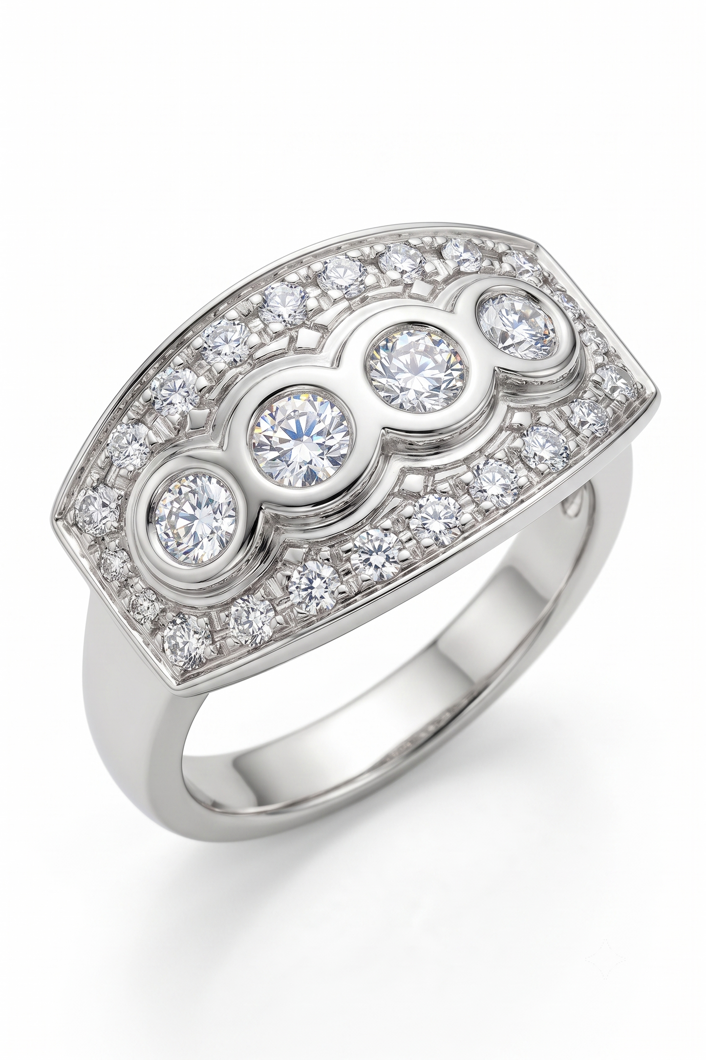 Anillo placa años 70