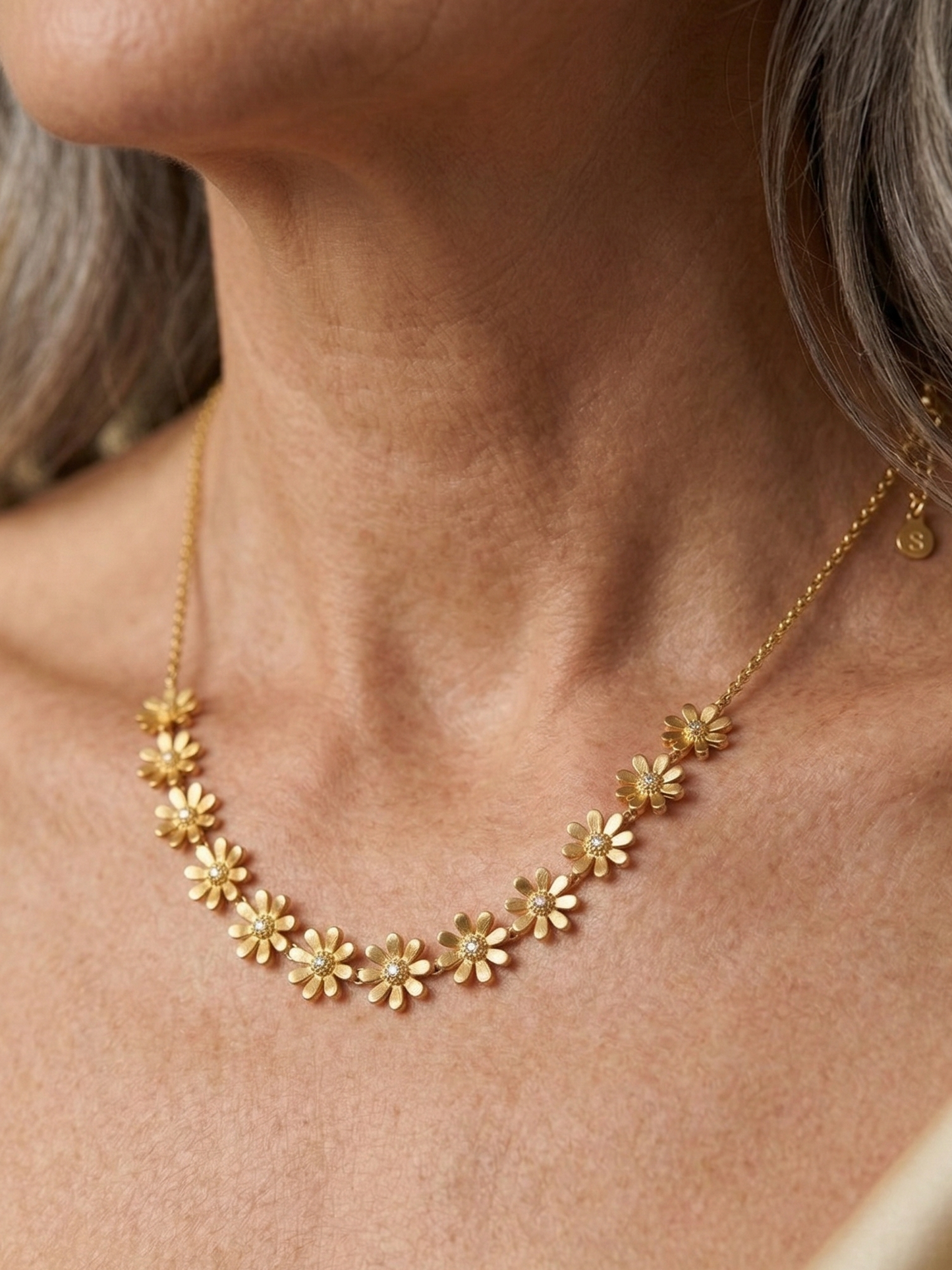 Collar flor