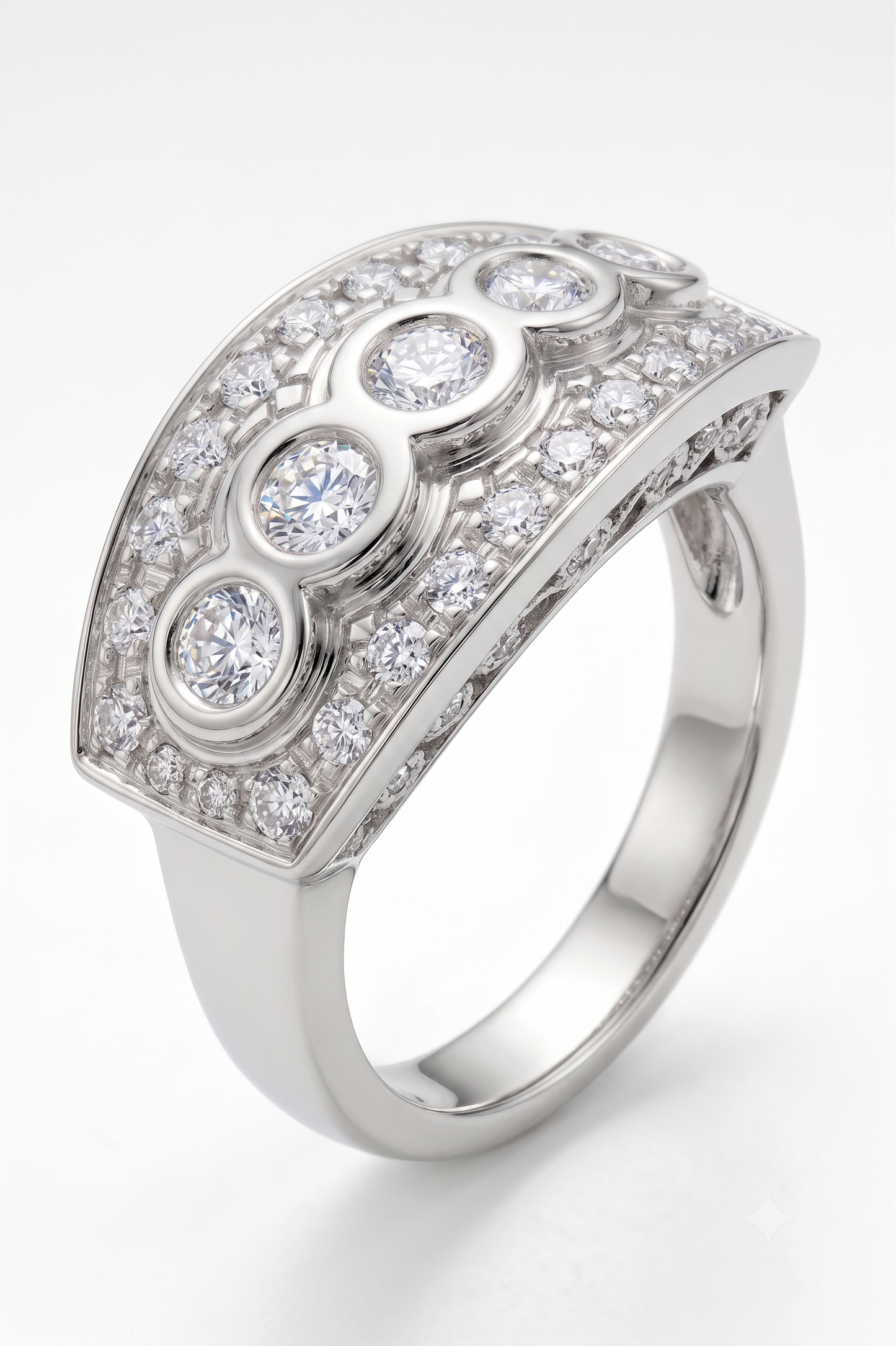Anillo placa años 70