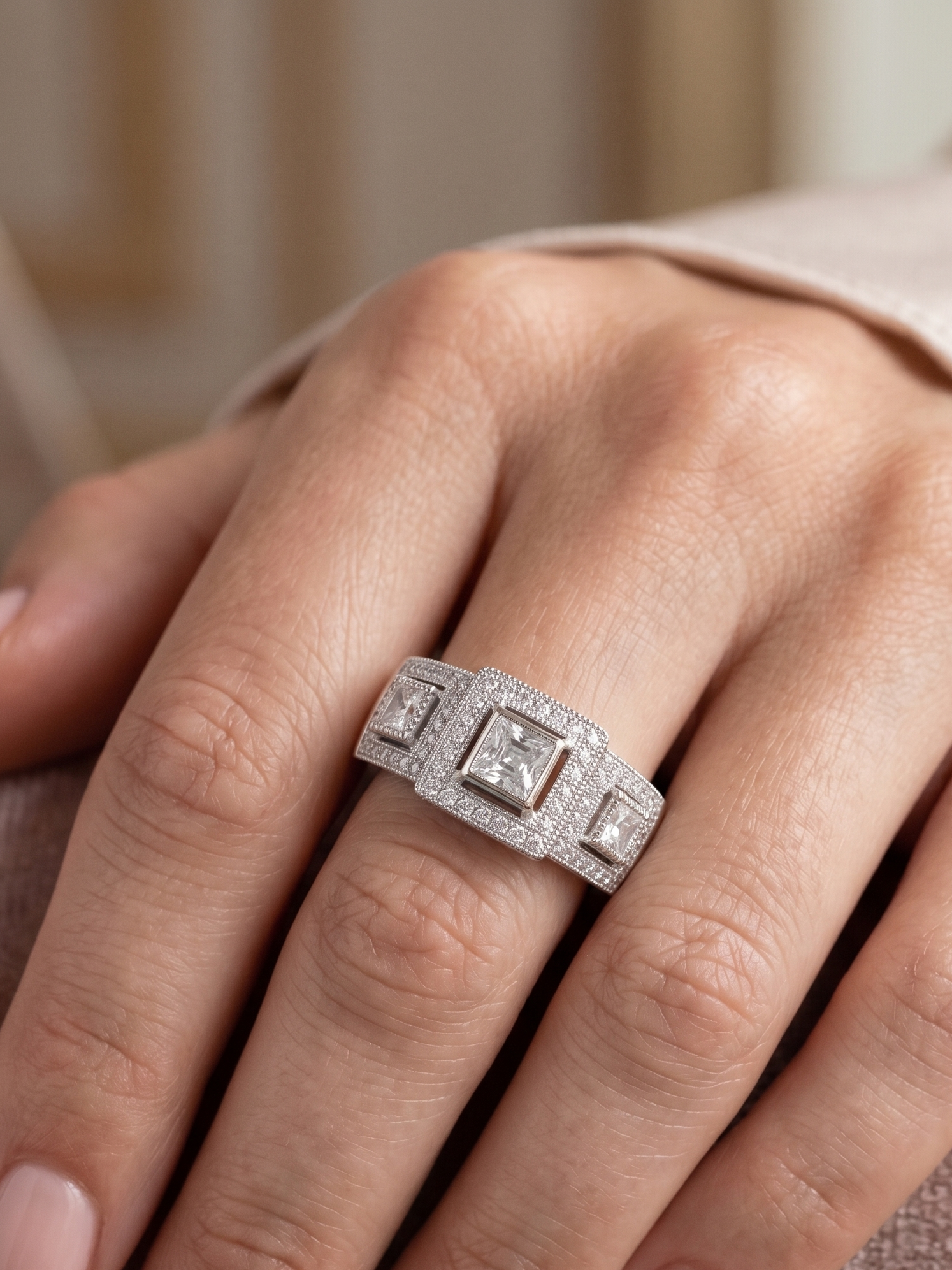 Anillo placa